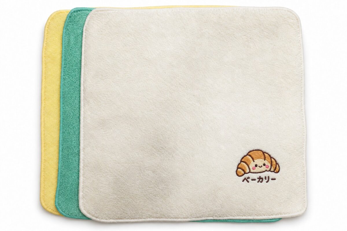 店舗販売用オリジナルタオル｜オリジナルミニタオル（刺繍）